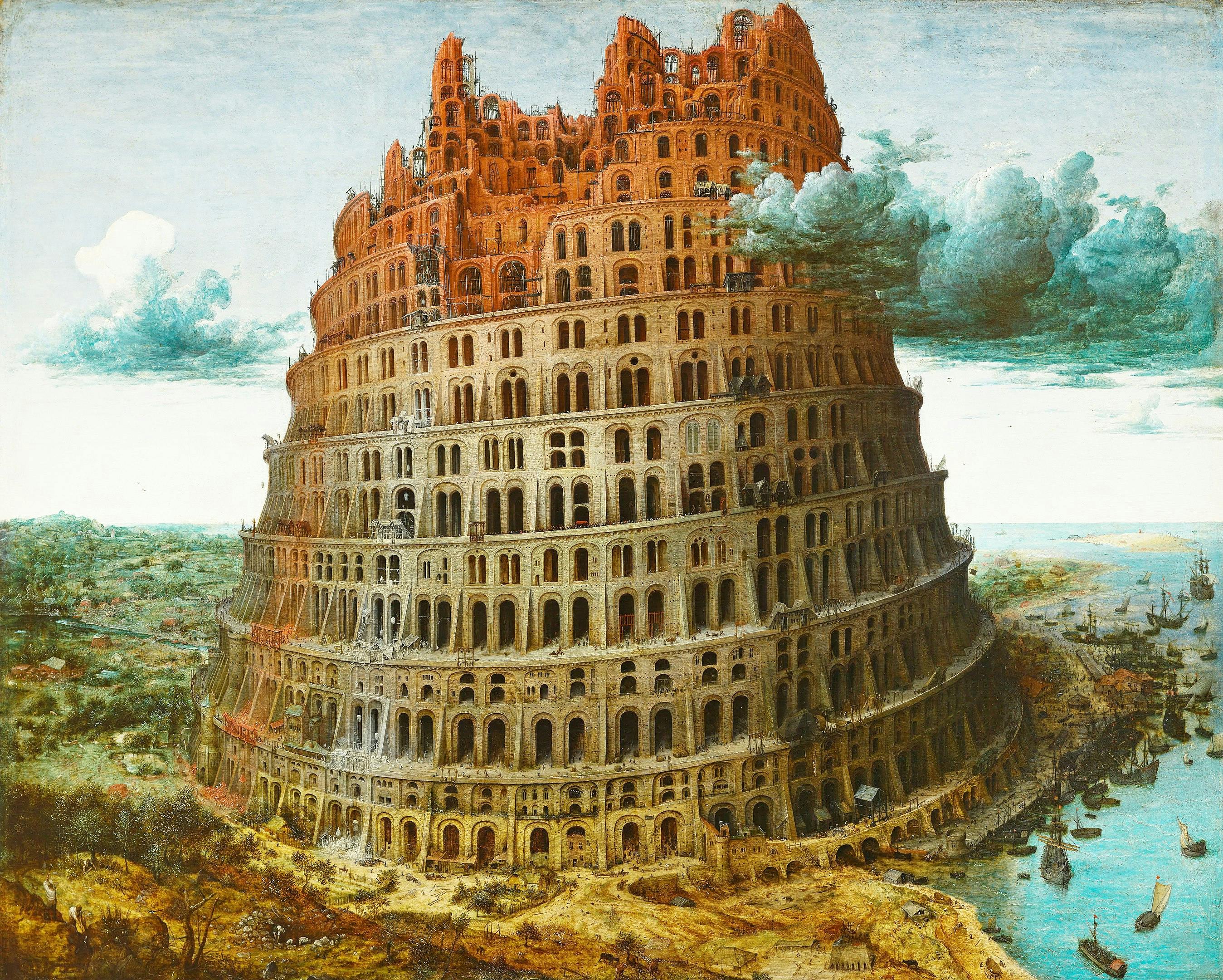 Pieter Bruegel, "The Tower of Babel," Brussels, 1568