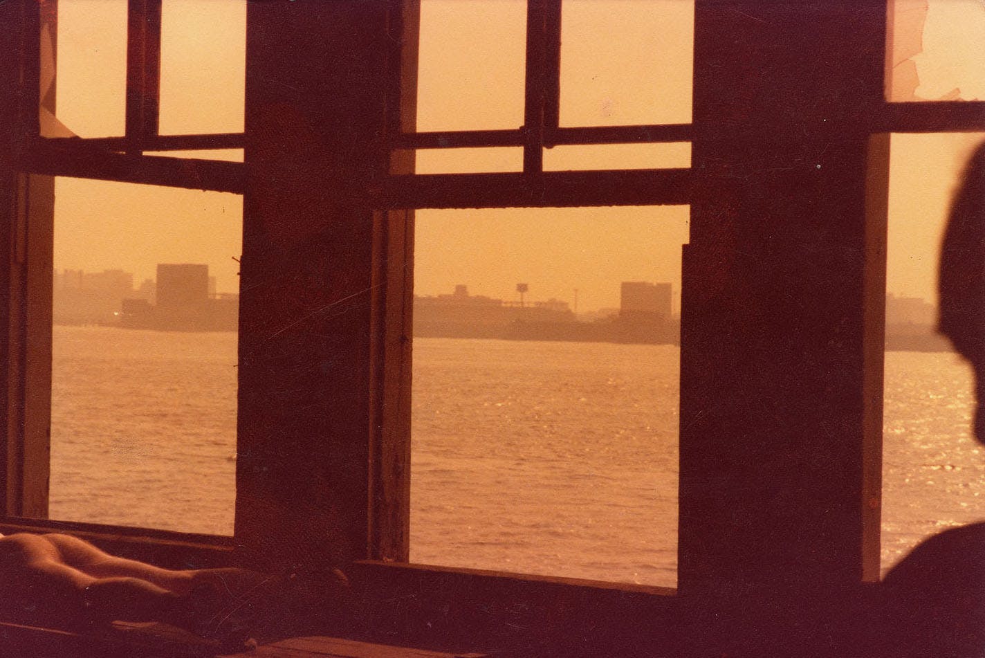 Alvin Baltrop, "Hudson River Through Window," New York, c. 1980