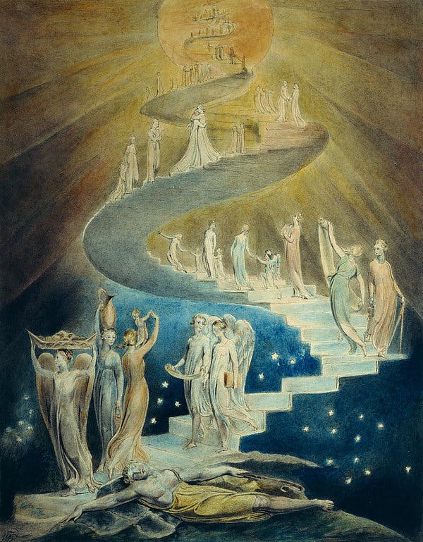 William Blake, "Jacob"s Dream," England, 1805