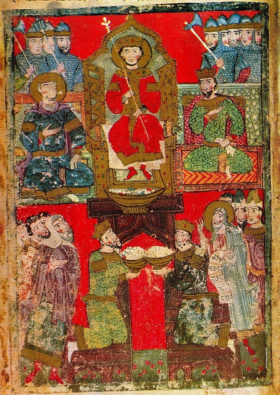 "Gifts for King Solomon," Imereti, Georgia, 15th century