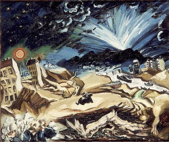 Ludwig Meidner, "Apocalyptic Landscape," Berlin, 1913