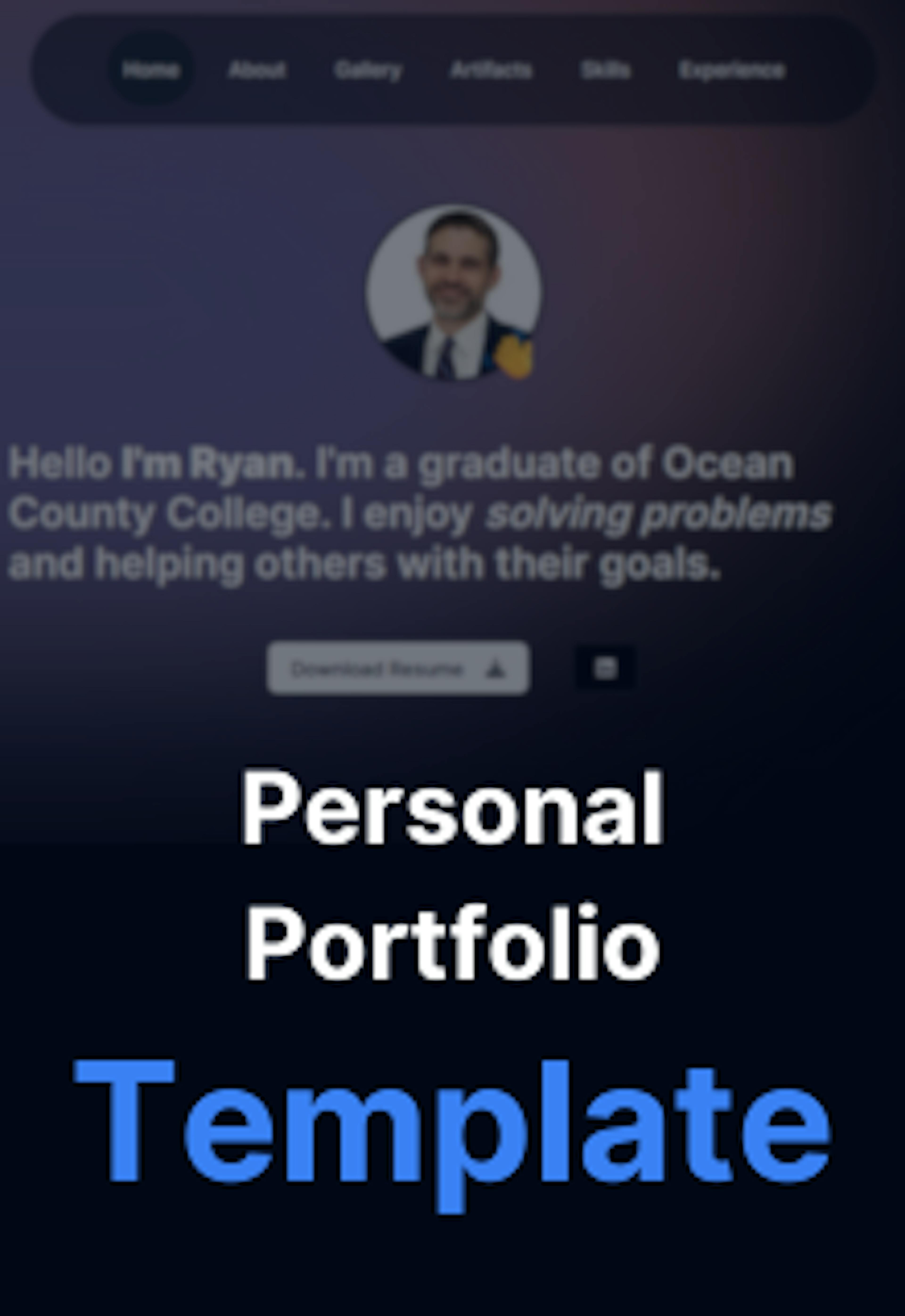 Personal Portfolio Template