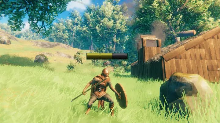 Barra de energia no jogo