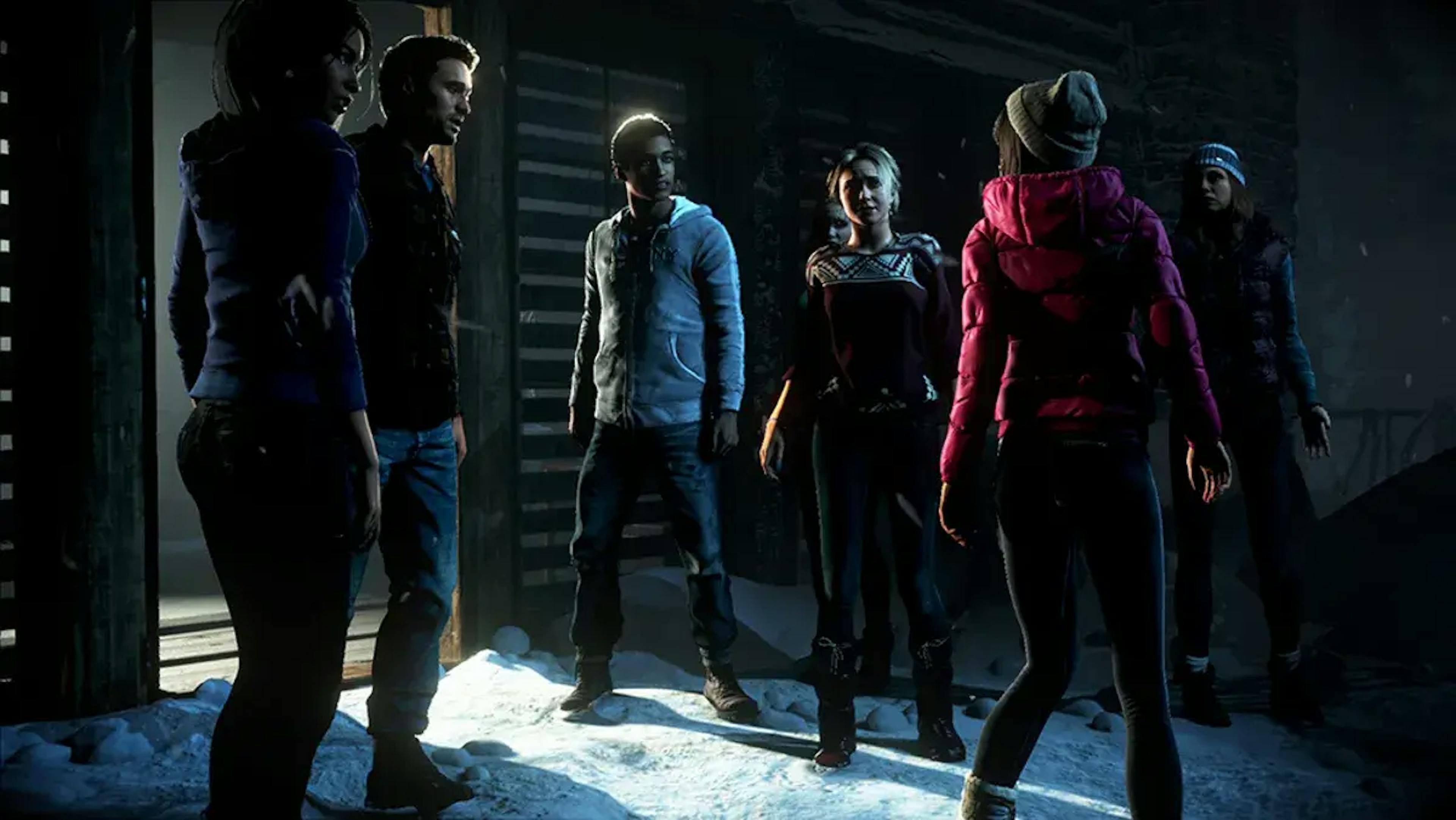 Until Dawn Grupo de Personagens