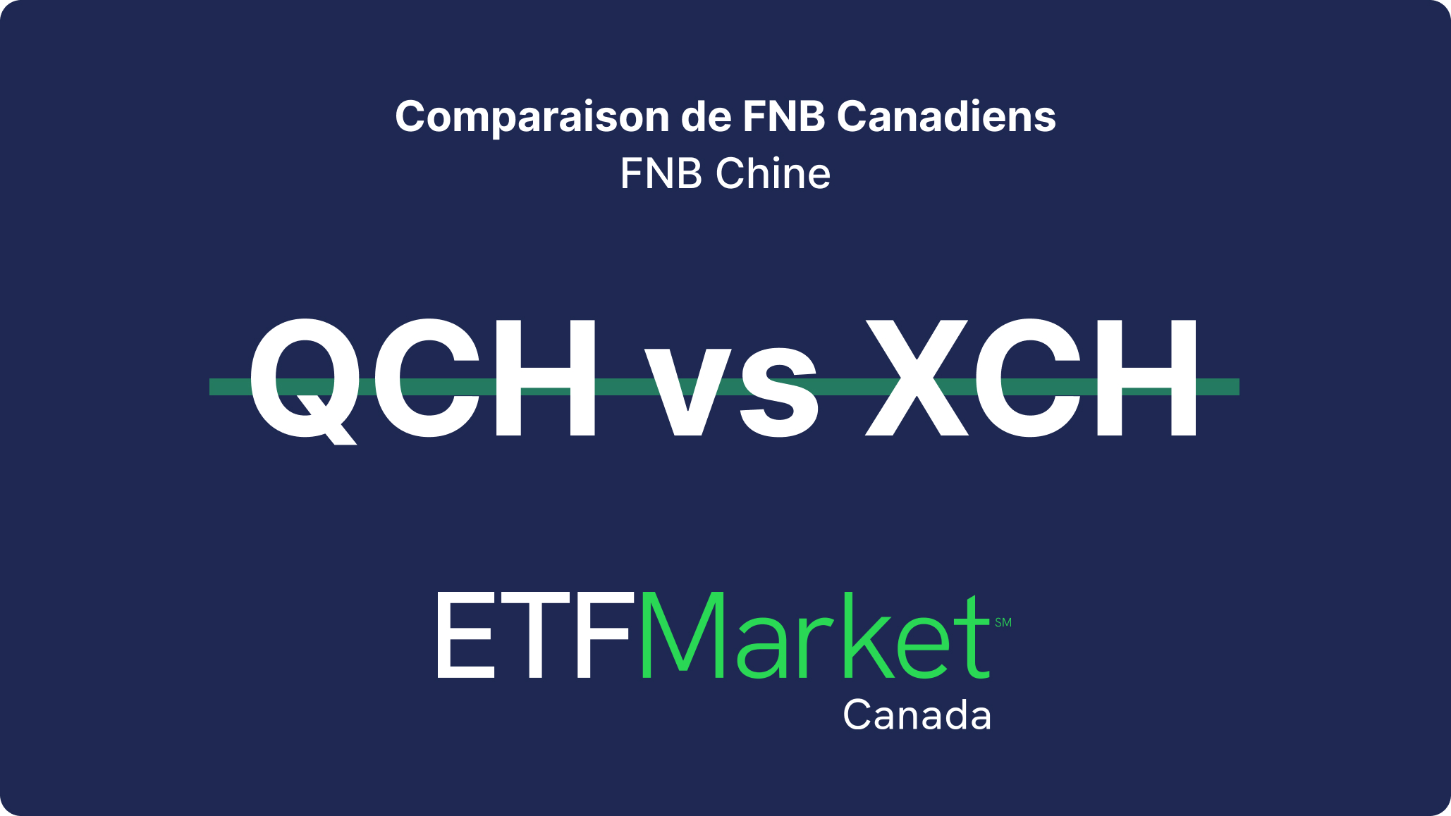 Compare QCH XCH ETFs
