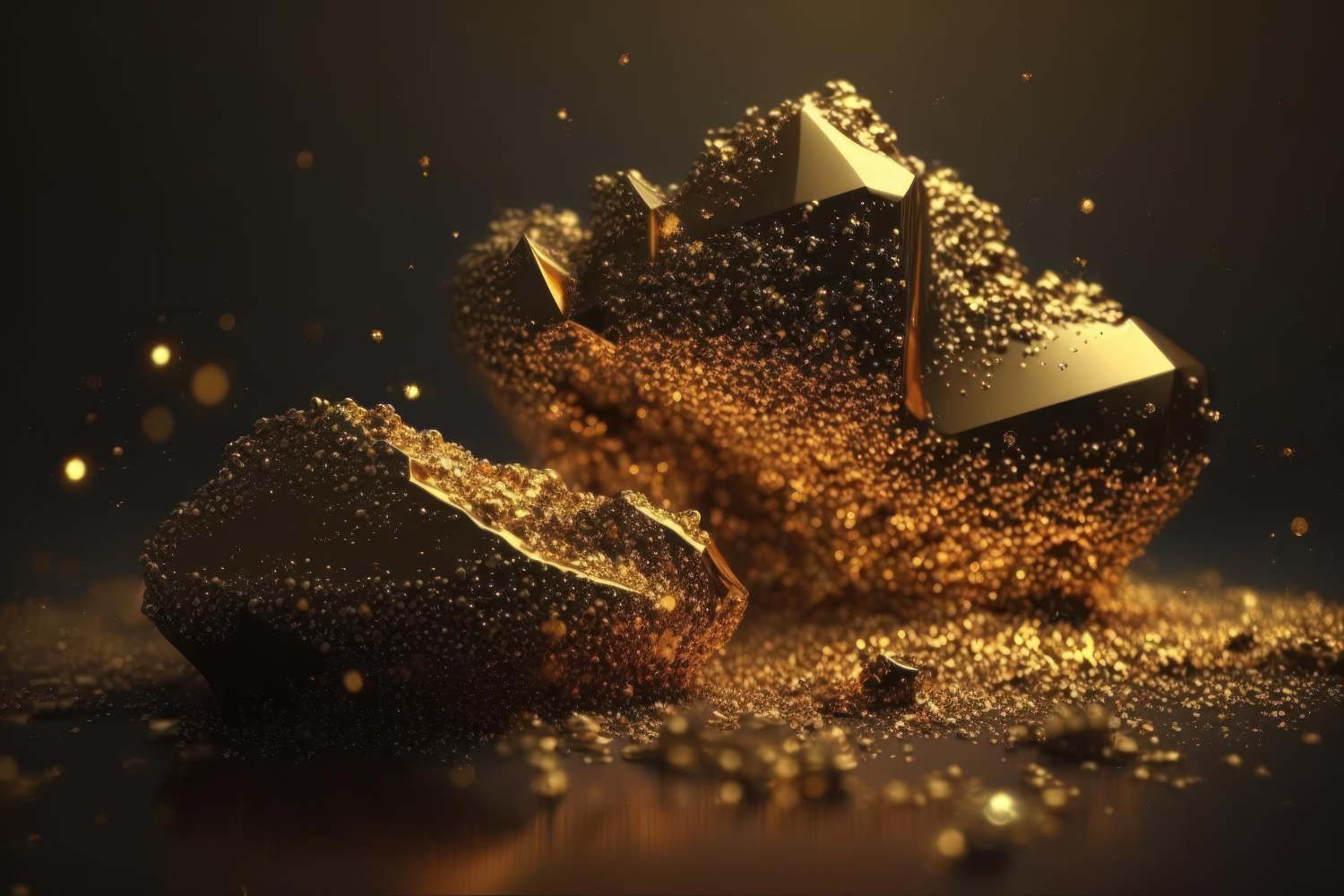 Gold glitters to record high