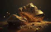 Gold glitters to record high
