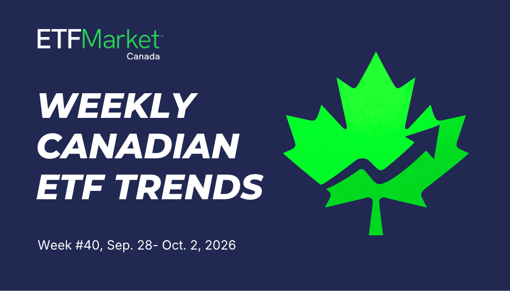 Weekly Canadian ETF Trends - Week 40
