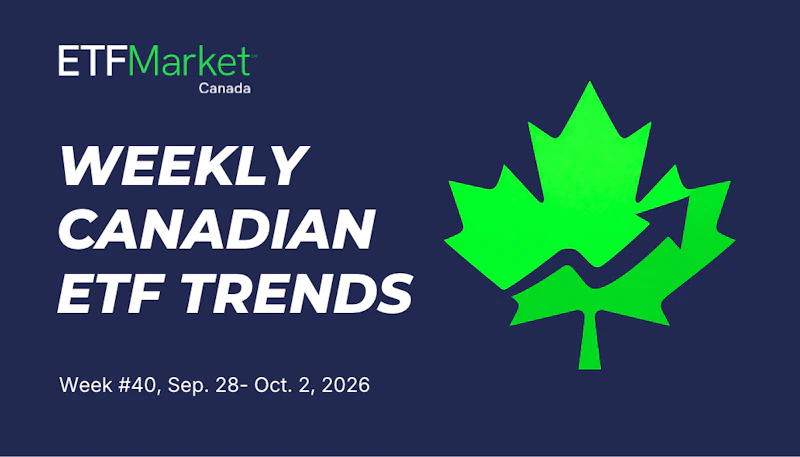 Weekly Canadian ETF Trends - Week 40