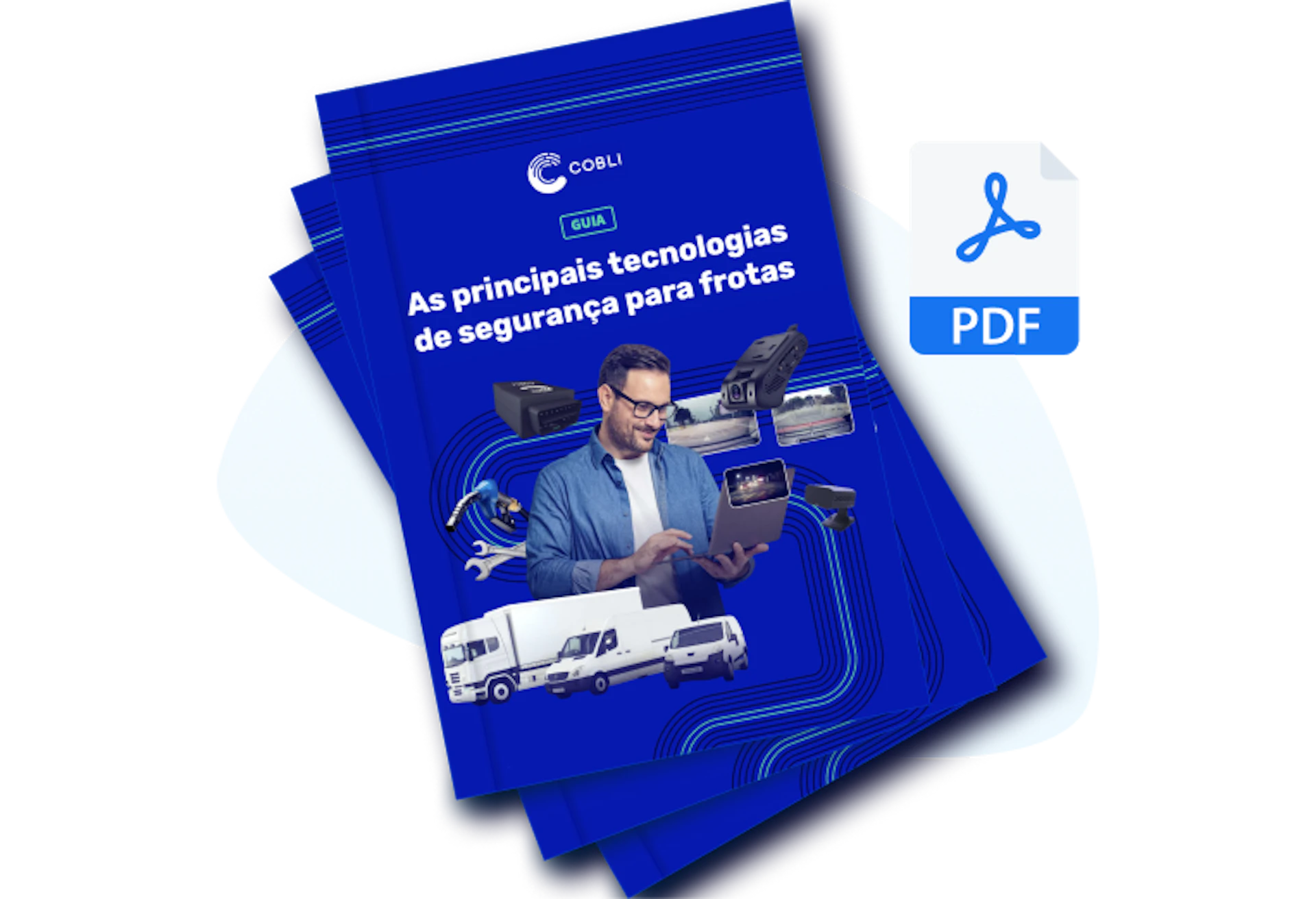 imagem representando o guia te tecnologia para segurança da frota