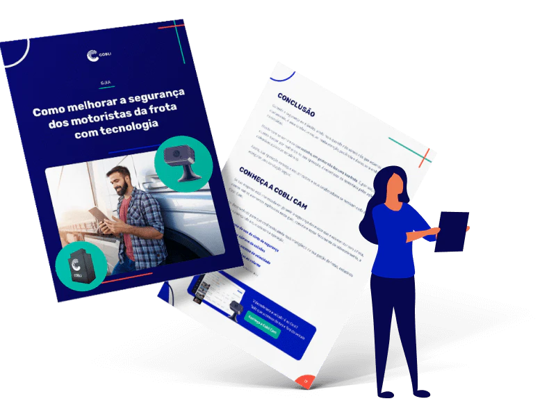 Exemplo impresso do guia de segurança da Cobli.