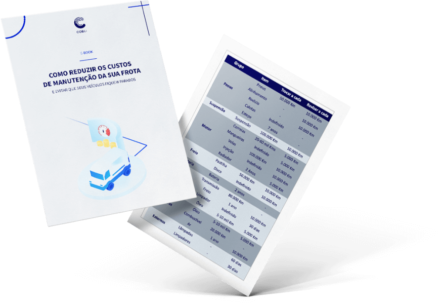 Exemplo impresso da planilha de manutenção da Cobli.