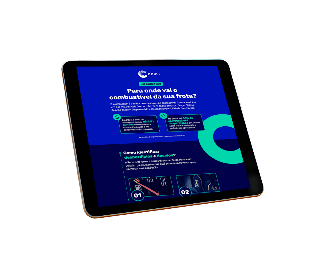 Exemplo digital do Diagnóstico de condução da Cobli.