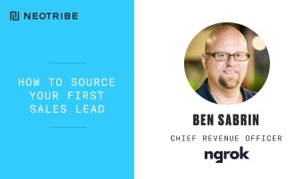 How to Source Your First Sales Lead