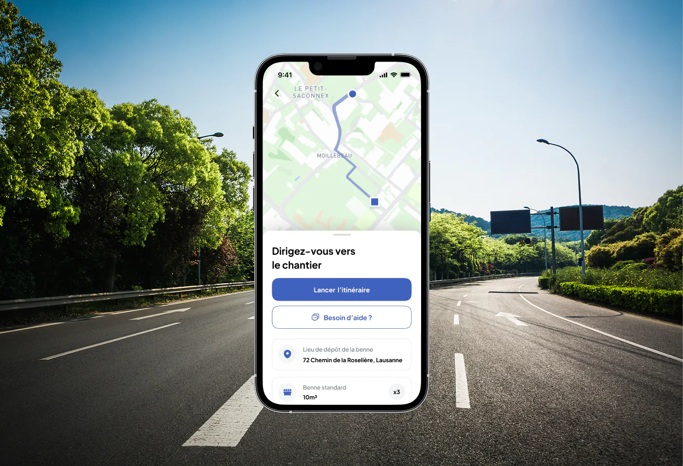  A mobile application for drivers.