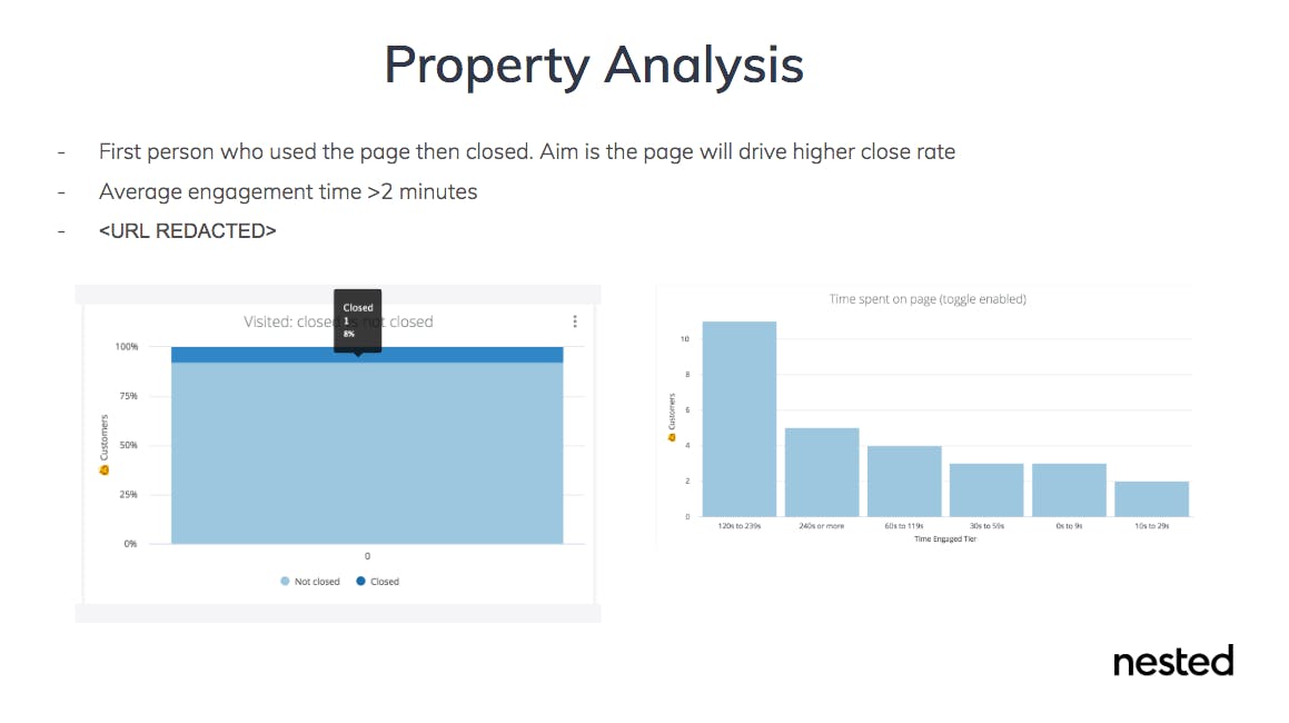 An example feature update slide