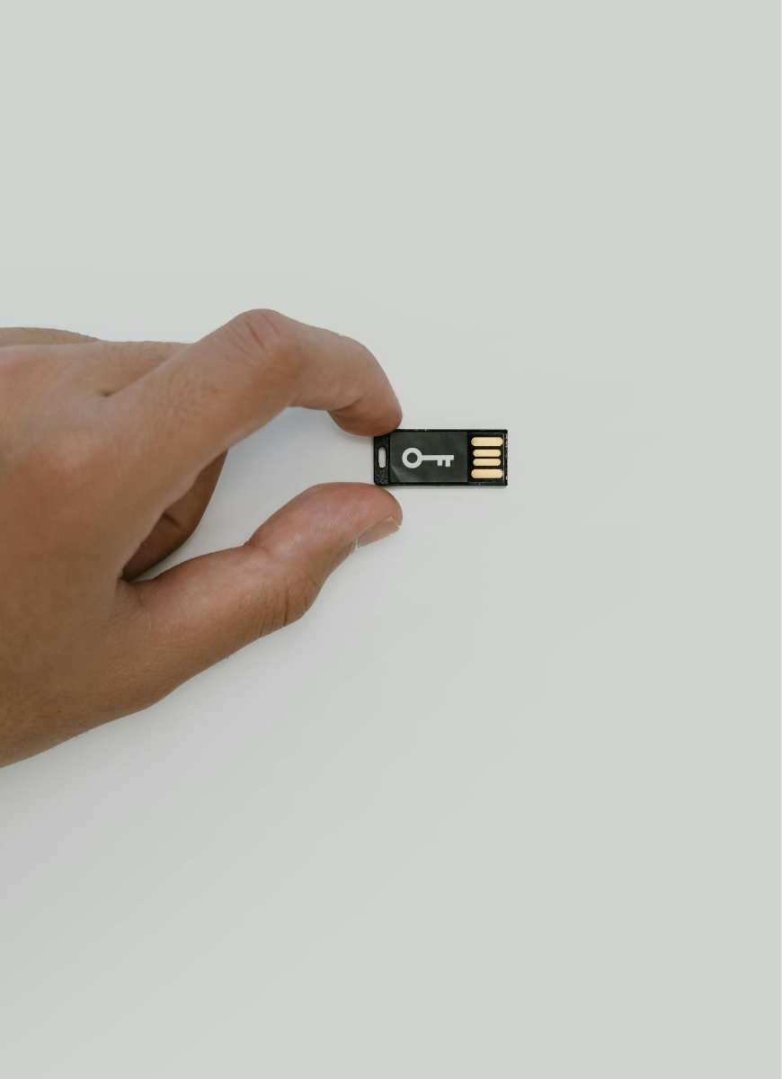 Key on a memory stick 