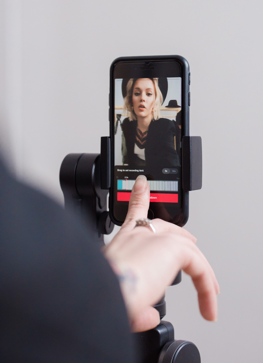 editing a tiktok