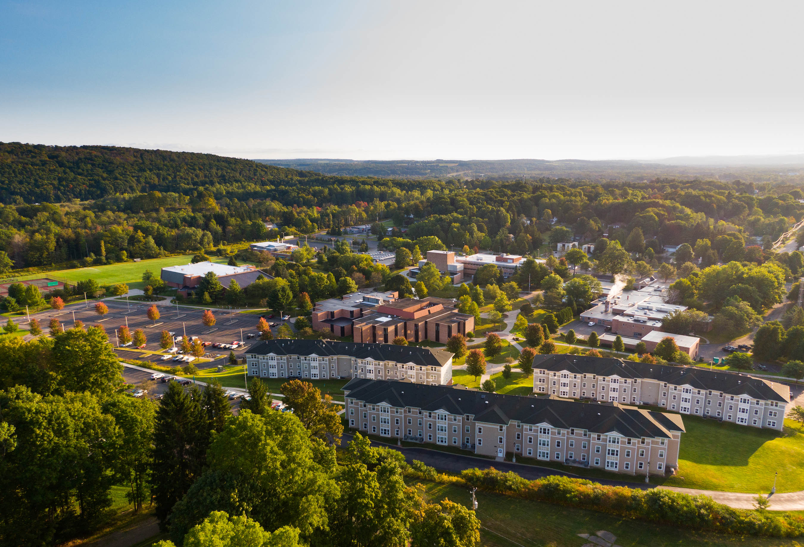 A picture of Jamestown Community College's campus