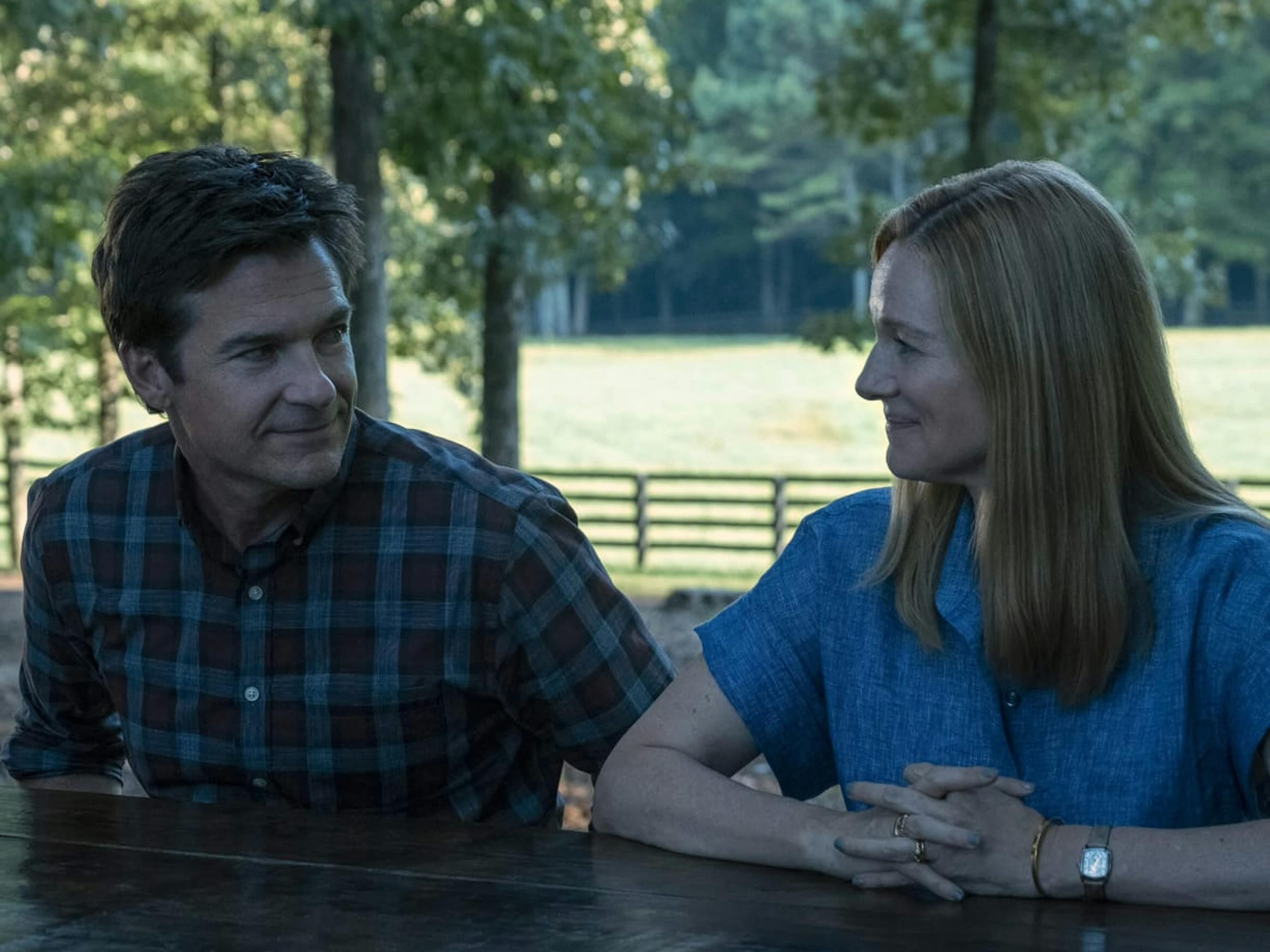 Jason Bateman and Laura Linney in Ozark