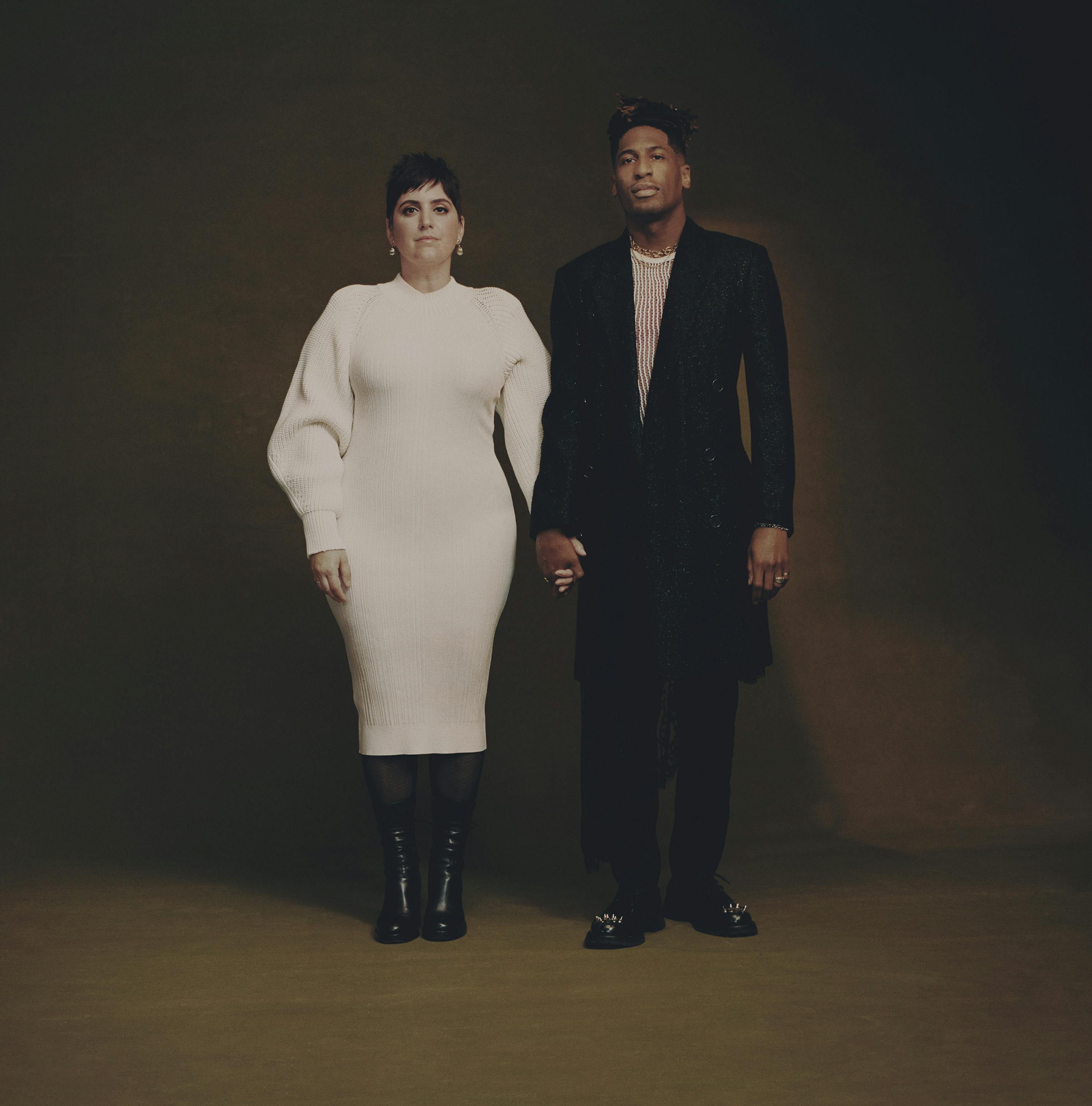 Suleika Jaouad and Jon Batiste stand together.