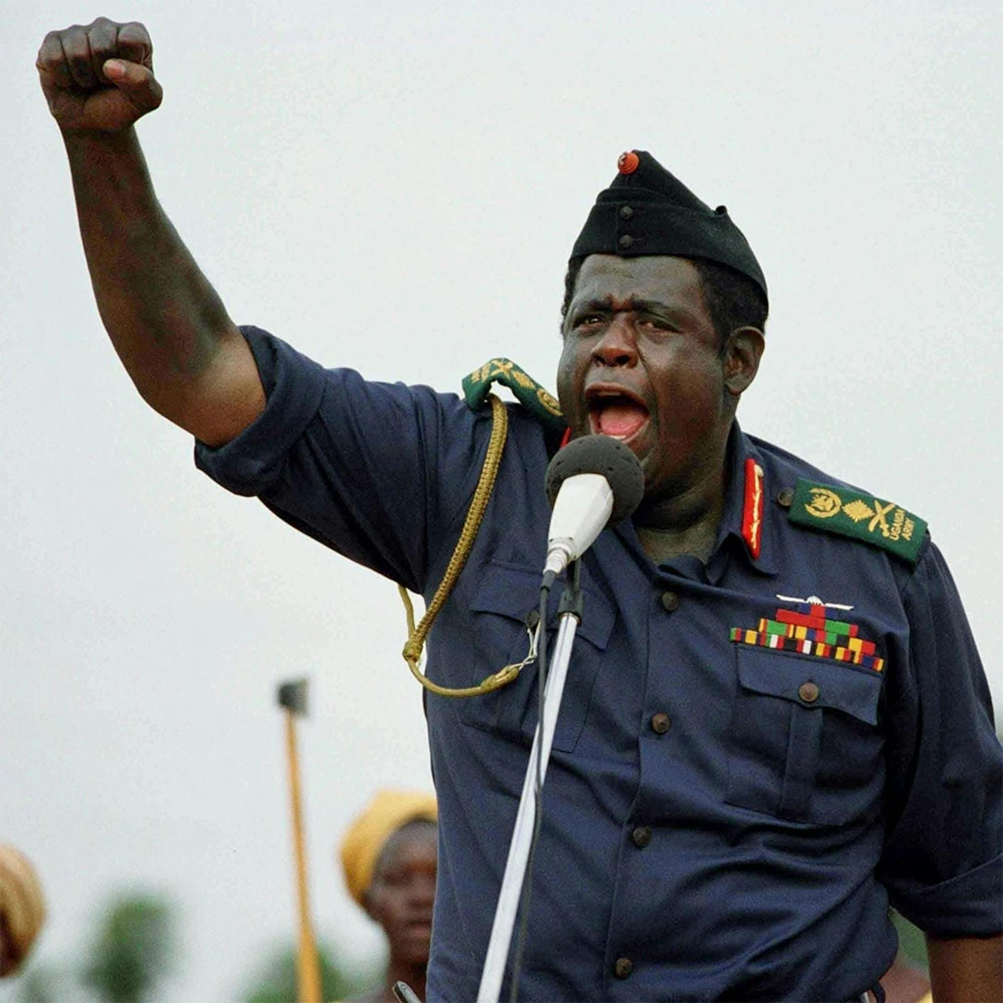Forest Whitaker as Idi Amin in The Last King of Scotland