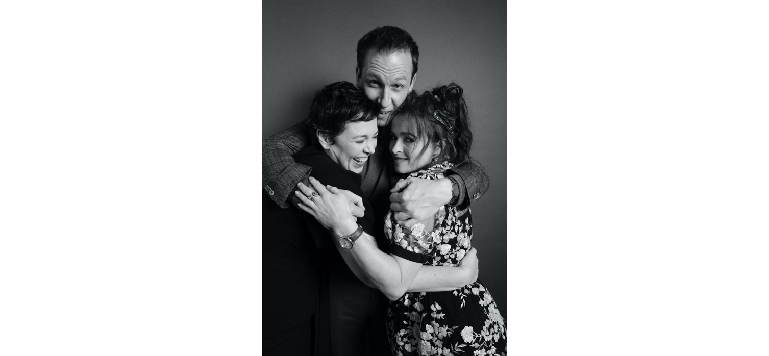 Tobias Menzies, Olivia Colman, and Helena Bonham Carter