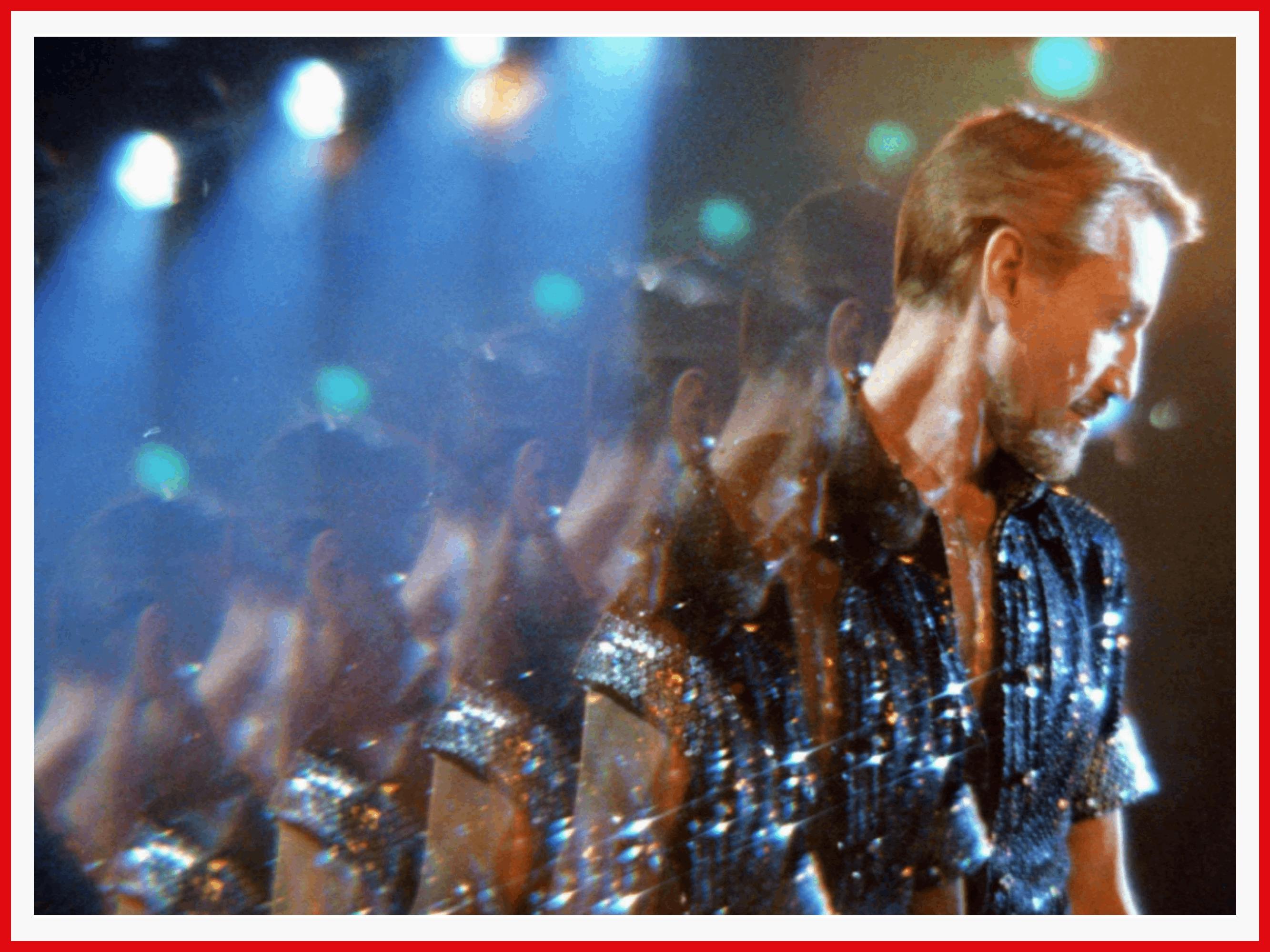 Scheider sparkles as Joe Gideon, with slicked back blonde hair and a glittering shirt