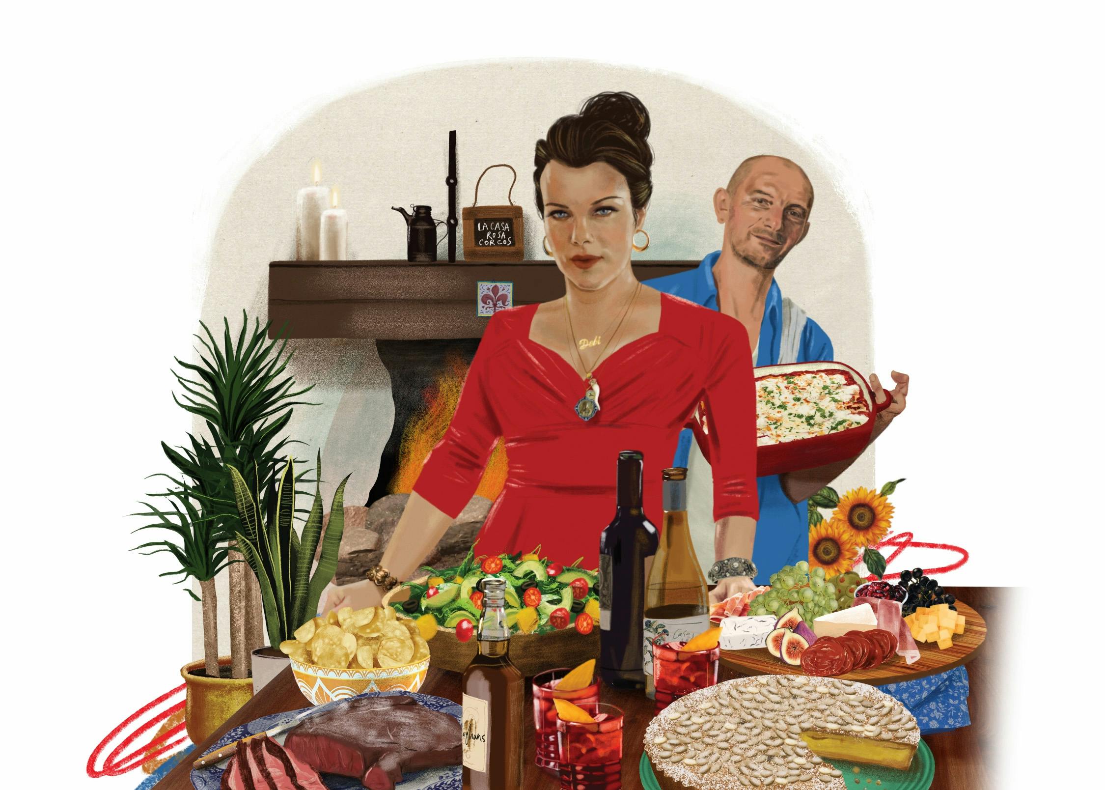 How Debi Mazar Sets the Table for Her Final Feast