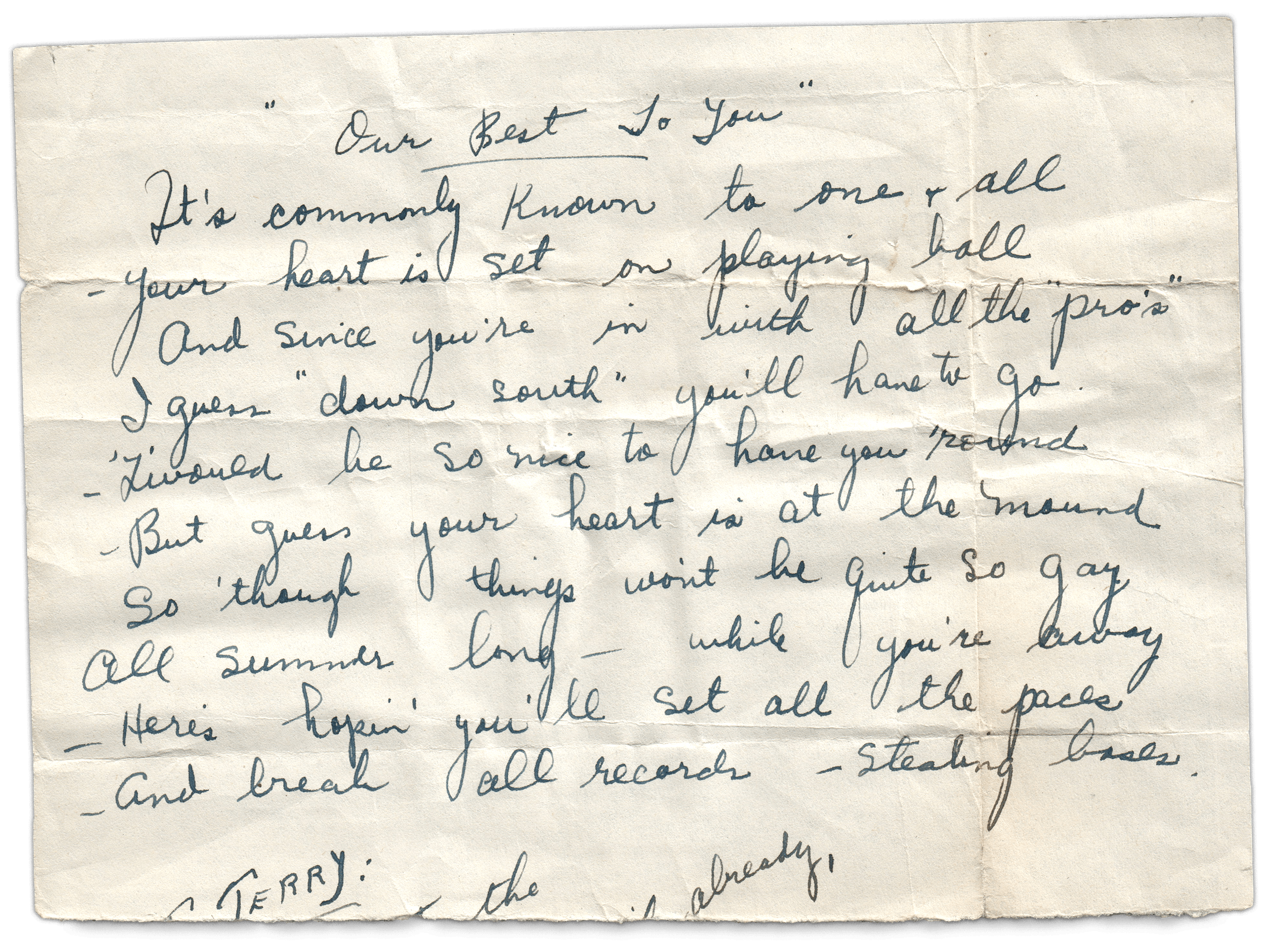 One of several letters from Henschel to Donahue.