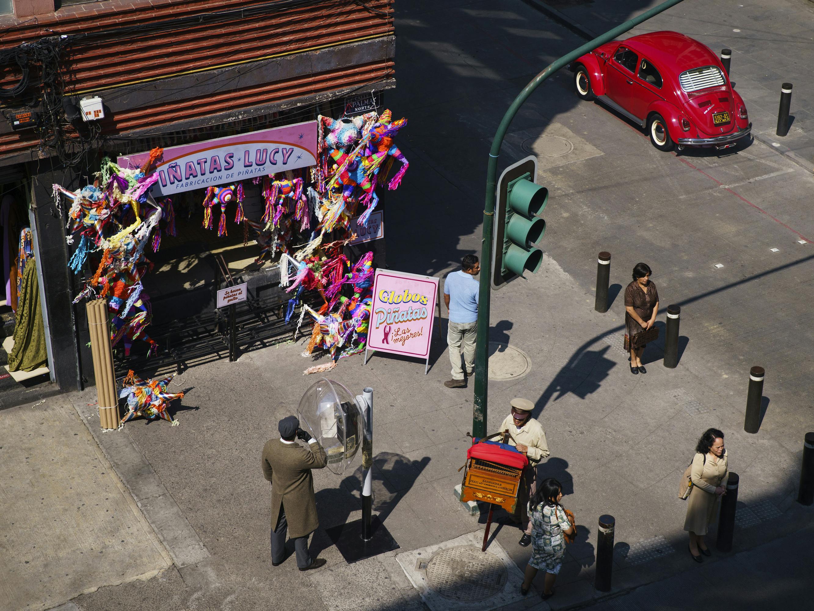 A busy corner.