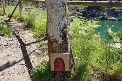 fairy door at The Blue Pool and Tearooms