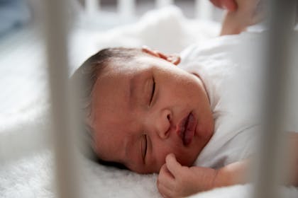 Newborn baby sleeping