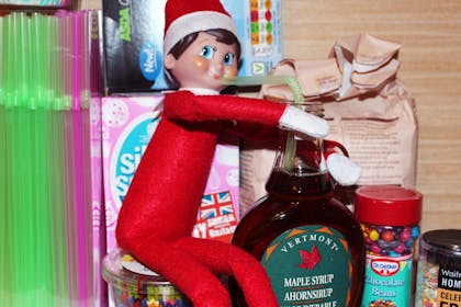 elf drinking syrup 