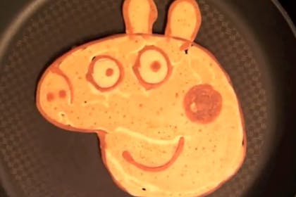 peppa pig pancake