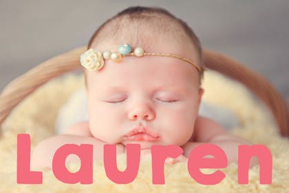 Baby name Lauren