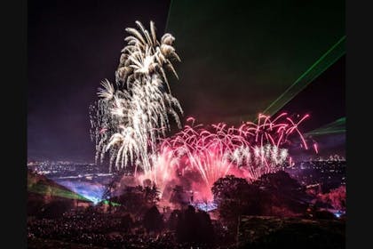 fireworks display at Alexandra Palace