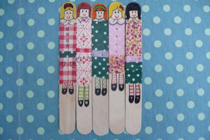 Washi tape family craft