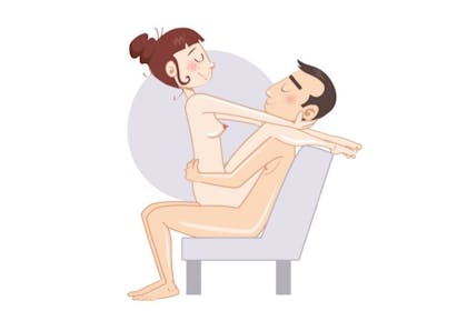 The lap top sex position