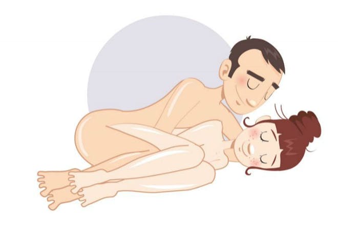 the curled angel sex position