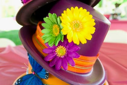 Mad Hatter floral Easter bonnet