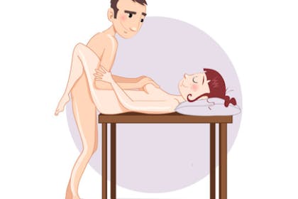 Right angle sex position from kamasutra