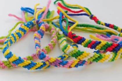 Woven handmade friendship bracelets