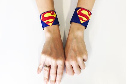 Loo roll superman cuffs