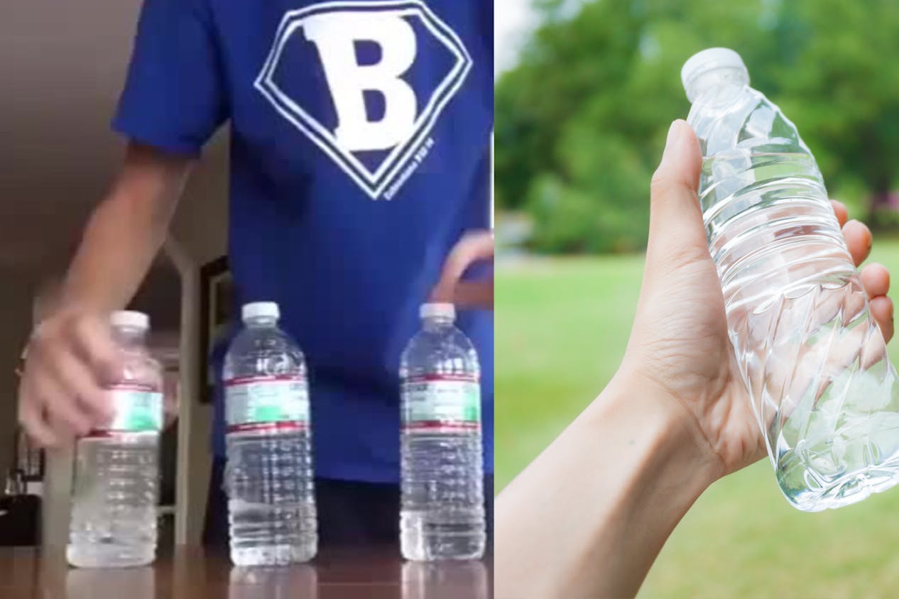 Bottle flipping craze driving parents flipping mad