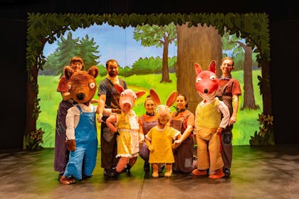 The cast of The Tales from Acorn Wood Live