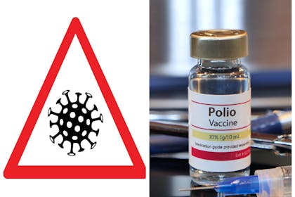 Polio warning / polio vaccine