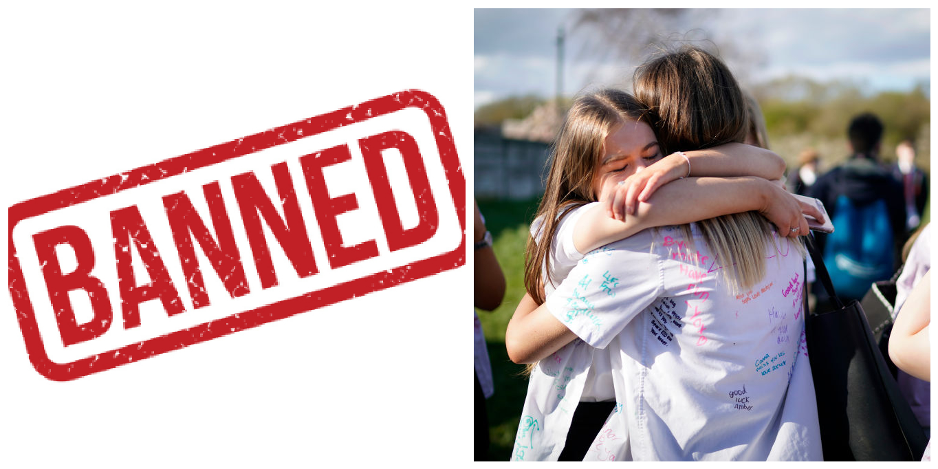 2 UK Schools ban hugging and holding hands Netmums
