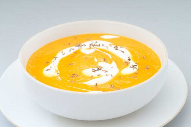 8. Carrot and orange soup