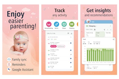 Baby DayBook app screenshots